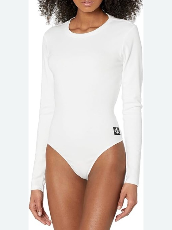 Calvin Klein Other - Calvin Klein White Long-Sleeve bodysuit size S